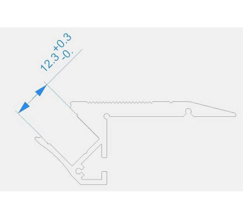 Профиль накладной Deko-Light AL-01-10 970500