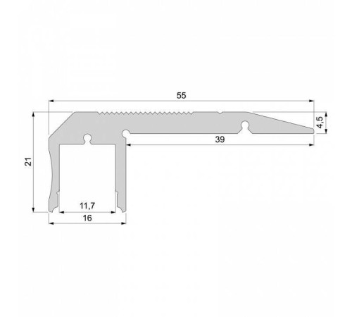 Профиль накладной Deko-Light AL-02-10 970520