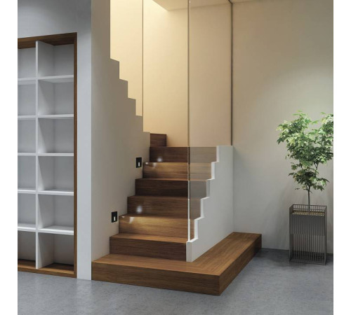 Встраиваемый светильник Denkirs Troms DK1030-BK