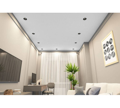 Встраиваемый светильник Denkirs Roto DK2120-BK