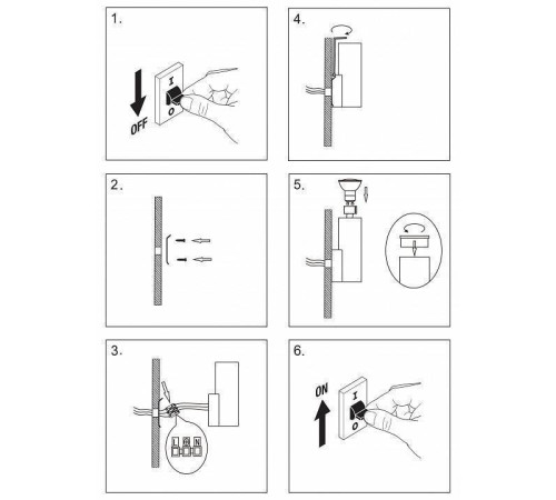Накладной светильник Denkirs Scope DK5021-BK