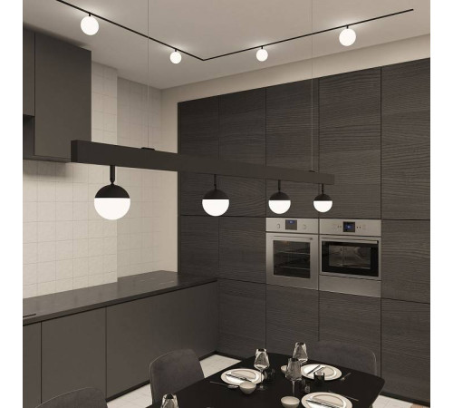 Светильник на штанге Denkirs SMART MOON DK8050-BK