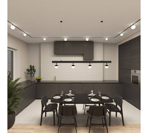 Светильник на штанге Denkirs SMART MOON DK8051-BK