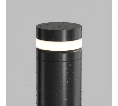 Наземный низкий светильник Denkirs DK9816-BK