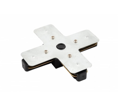 Соединитель X-образный для треков Denkirs DK Track Black TR1104-BK