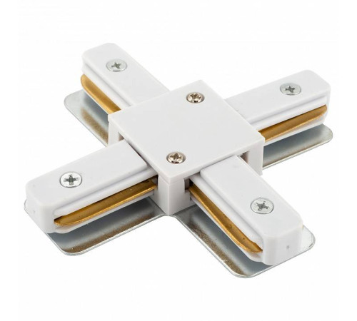 Соединитель X-образный для треков Denkirs DK Track White TR1104-WH
