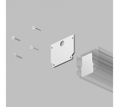 Заглушка для трека Denkirs SMART ONE TR2025-WH