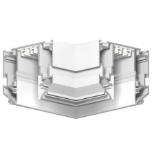 Соединитель угловой L-образный для треков встраиваемых Denkirs SMART ONE TR2026-WH