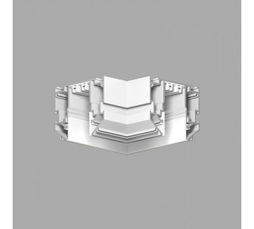 Соединитель угловой L-образный для треков встраиваемых Denkirs SMART ONE TR2026-WH