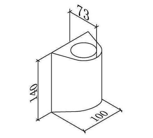 Накладной светильник DesignLed Zima LWA0148A-BL-WW