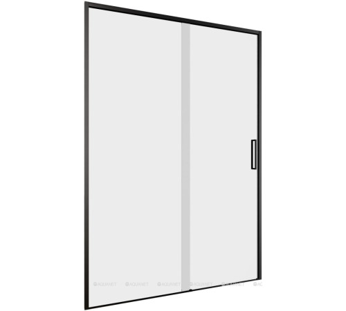 Душевая дверь в нишу Aquanet Pleasure Evo 1300 мм черный анод Easy Clean AE65-N130-BT