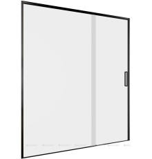 Душевая дверь в нишу Aquanet Pleasure Evo 1600 мм черный анод Easy Clean AE65-N160-BT