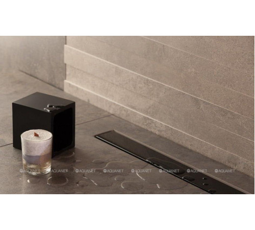 Линейный трап Pestan Confluo Frameless Line 300 мм Black Glass 13701201