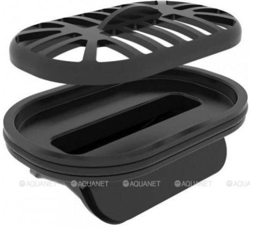 Линейный трап Pestan Confluo Frameless Line 300 мм Black Glass 13701201