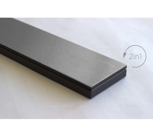 Линейный трап Pestan Confluo Frameless Line 300 мм Black Glass 13701201