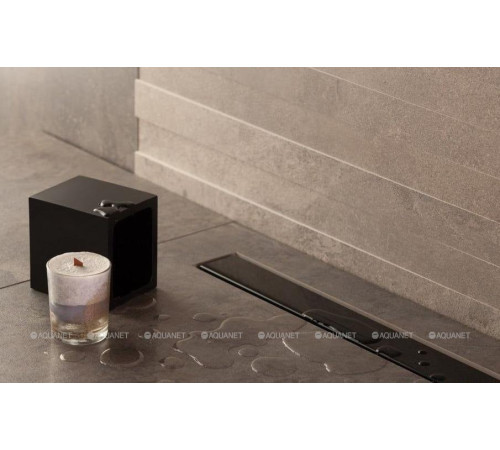 Линейный трап Pestan Confluo Frameless Line 450 мм Black Glass 13701202