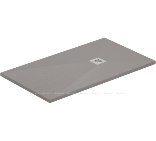 Поддон литьевой Allen Brau Priority 1400х800 мм без сифона/накладки платина 8.31008-PGM