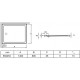 Душевой поддон Jacob Delafon Flight 140x80 см прямоугольный антискользящий E62453-F-00