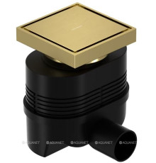 Трап точечный Allen Brau PRIORITY 100х100 мм золото браш 9.50025.GB