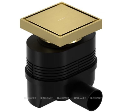 Трап точечный Allen Brau PRIORITY 100х100 мм золото браш 9.50025.GB