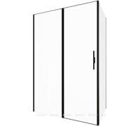 Душевое ограждение Allen Brau Priority 1400x1000 мм браш черный 3.31012.BBA/3.31021.BBA