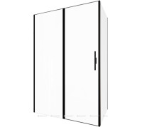Душевое ограждение Allen Brau Priority 1400x800 мм браш черный 3.31012.BBA/3.31015.BBA