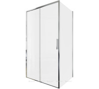 Душевое ограждение Aquanet Pleasure Evo 110x80 см дверь и стекло хром AE65-110x80-CT