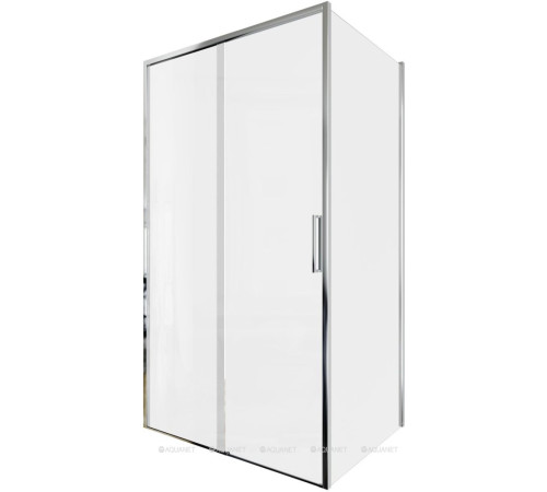 Душевое ограждение Aquanet Pleasure Evo 110x80 см дверь и стекло хром AE65-110x80-CT