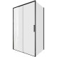 Душевое ограждение Aquanet Pleasure Evo 120x80 см черный анод AE65-120x80-BT
