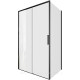 Душевое ограждение Aquanet Pleasure Evo 120x80 см черный анод AE65-120x80-BT