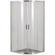 Душевое ограждение Aquanet SE-800Q полукруглое 80х80х185 см стекло прозрачное SE-800Q
