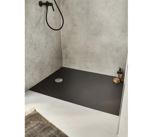 Душевой поддон Jacob Delafon Tolbiac 90x90 см искусственный камень черный матовый E6D327RU-NGM