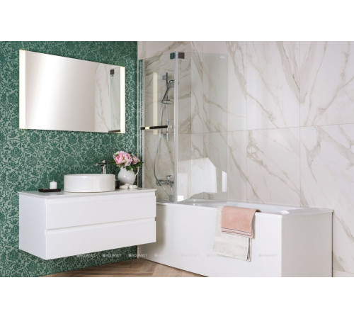 Тумба со столешницей Jacob Delafon Madeleine 100 см с подсветкой белый блестящий EB2084-J5