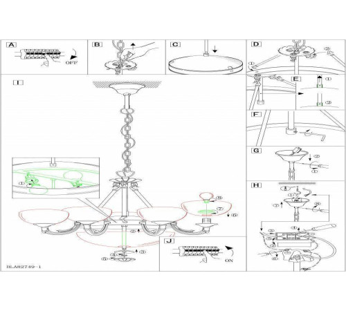 Подвесная люстра Eglo ПРОМО Savoy 82749