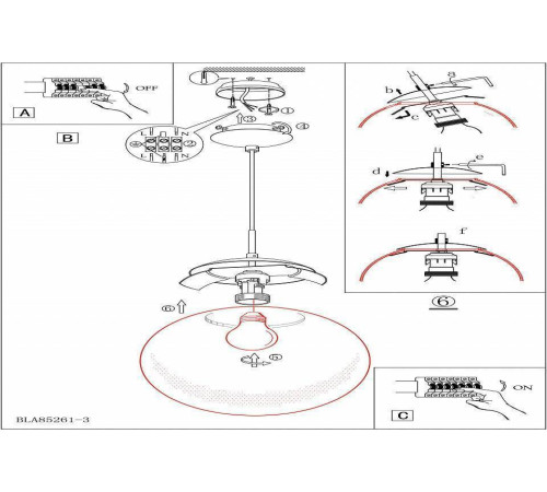 Подвесной светильник Eglo ПРОМО Rondo 85262