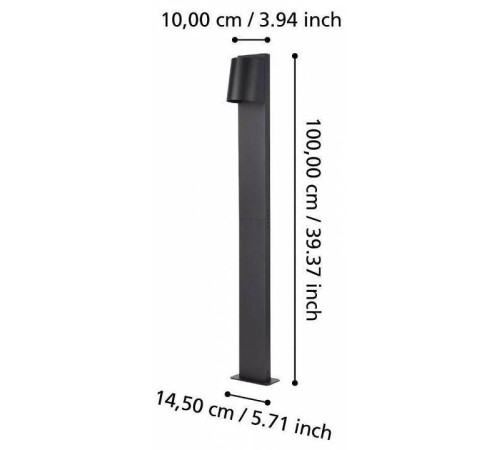 Наземный низкий светильник Eglo Stagnone 900692