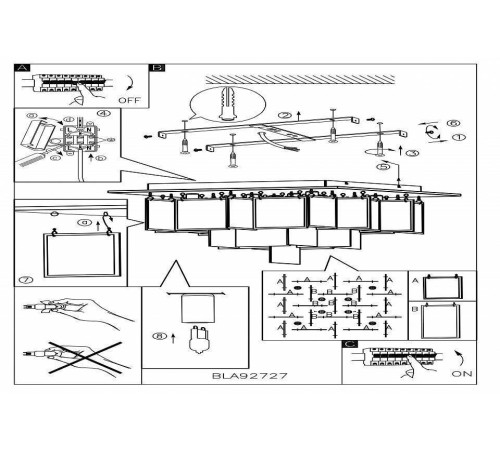 Потолочная люстра Eglo ПРОМО Condrada 1 92727