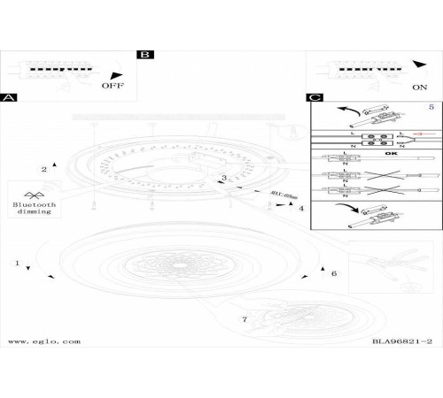 Накладной светильник Eglo ПРОМО Capasso-C 96821