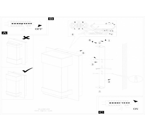 Накладной светильник Eglo ПРОМО Villagrazia 98154