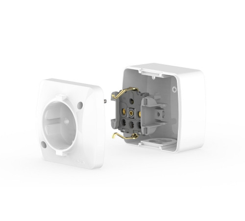 Розетка с заземлением Elbi Eleсtriс Alsu 7 504-010200-217