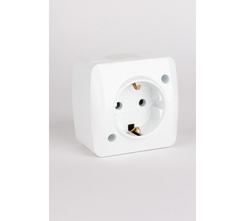 Розетка с заземлением Elbi Eleсtriс Alsu 7 504-010200-217