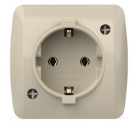 Розетка с заземлением Elbi Eleсtriс Alsu 7 504-010300-217
