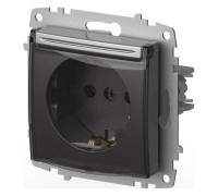 Розетка с заземлением с крышкой, без рамки Elbi Eleсtriс Zena Vega 609-011000-218