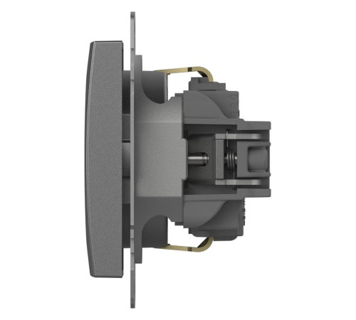 Розетка с заземлением и со шторкой, без рамки Elbi Eleсtriс Zena Vega 609-011000-243