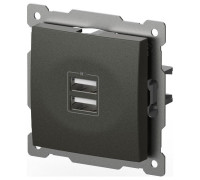 Розетка 2хUSB type A без рамки Elbi Eleсtriс Zena Vega 609-011100-143