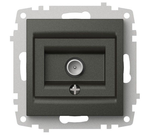 ТВ-розетка проходная без рамки Elbi Eleсtriс Zena Vega 609-011100-272