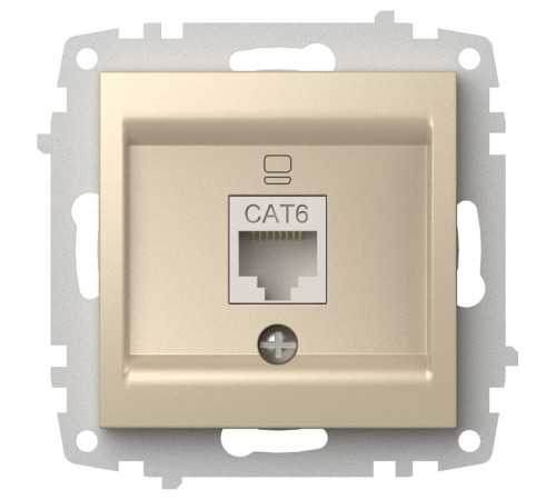 Розетка Ethernet RJ-45 без рамки Elbi Eleсtriс Zena Vega 609-012500-247