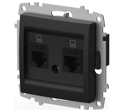 Розетка двойная Ethernet RJ-45 без рамки Elbi Eleсtriс Zena Vega 609-014800-248