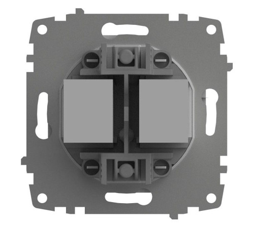 Розетка двойная Ethernet RJ-45 без рамки Elbi Eleсtriс Zena Vega 609-015600-248