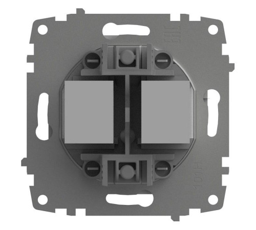 Розетка двойная RJ-12 и Ethernet RJ-45, без рамки Elbi Eleсtriс Zena Vega 609-015600-249